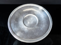 The Hilton Hotel Silver Soldered Cake Stand Pedestal Dish Taza Circa 1960