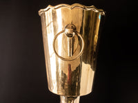 Vintage Brass Standing Champagne Bucket Stand Ice Bucket Stand Chiller