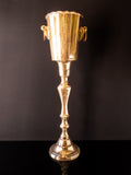 Vintage Brass Standing Champagne Bucket Stand Ice Bucket Stand Chiller