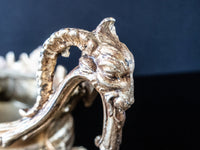 Gilded Jardiniere by J.B. Hirsch Company Rams Head French Beaux Arts