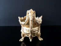 Gilded Jardiniere by J.B. Hirsch Company Rams Head French Beaux Arts
