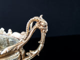 Gilded Jardiniere by J.B. Hirsch Company Rams Head French Beaux Arts