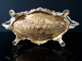 Gilded Jardiniere by J.B. Hirsch Company Rams Head French Beaux Arts