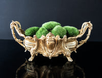 Gilded Jardiniere by J.B. Hirsch Company Rams Head French Beaux Arts