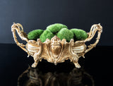 Gilded Jardiniere by J.B. Hirsch Company Rams Head French Beaux Arts