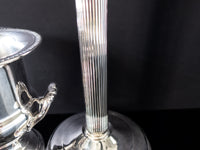 Vintage Silverplate Champagne Stand Ice Bucket Stand Chiller Urn Silver