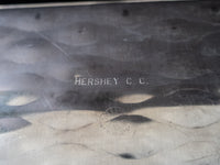 Vintage Hershey's Silver Plate Serving Tray Rectangular 1951 Decorative Trays