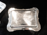 Victorian Silver Plate Covered Dish Ornate Made In England