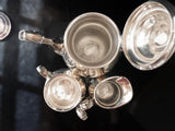 Vintage Silver Plate Tea Set Coffee Service Duchess By Gorham YC1901
