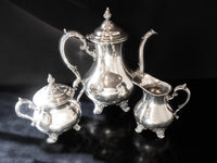 Vintage Silver Plate Tea Set Coffee Service Duchess By Gorham YC1901