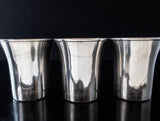 Vintage Silverplate Mint Julep Cups Tumblers Set Of 3
