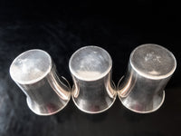 Vintage Silverplate Mint Julep Cups Tumblers Set Of 3