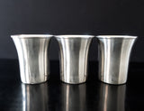 Vintage Silverplate Mint Julep Cups Tumblers Set Of 3
