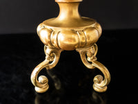 Vintage Brass Pedestal Bowl Centerpiece