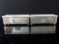 Aruba Caribbean Hotel Silver Soldered Trays Dishes Opening Year 1959