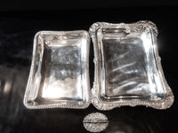 Victorian Silver Plate Covered Dish Ornate Made In England