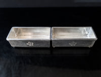 Aruba Caribbean Hotel Silver Soldered Trays Dishes Opening Year 1959