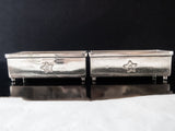 Aruba Caribbean Hotel Silver Soldered Trays Dishes Opening Year 1959