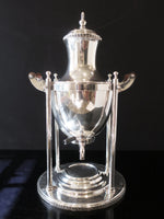 Vintage Silver Plate Samovar Coffee Urn Art Deco Made in Italy