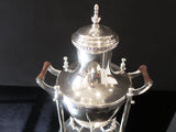 Vintage Silver Plate Samovar Coffee Urn Art Deco Made in Italy
