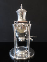 Vintage Silver Plate Samovar Coffee Urn Art Deco Made in Italy