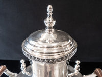 Vintage Silver Plate Samovar Coffee Urn Art Deco Made in Italy