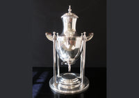 Vintage Silver Plate Samovar Coffee Urn Art Deco Made in Italy
