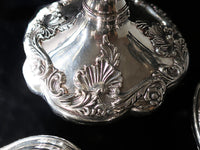 Antique Silver Plate Epergne Convertible Candelabra