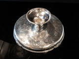 Antique New Willard Hotel Silver Soldered Cake Stand Pedestal Dish Taza Washington DC
