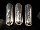 Antique Silver Plate Corn Cob Trays Butter Boats Set Of 3
