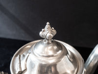 Vintage Pewter Coffee Tea Set Service 4 Piece Set Reed Barton Regent 5600