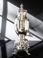 Vintage Silver Plate Coffee Urn Samovar Sheridan Silver Co