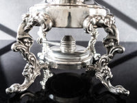Vintage Silver Plate Coffee Urn Samovar Sheridan Silver Co