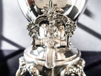 Vintage Silver Plate Coffee Urn Samovar Sheridan Silver Co