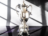 Vintage Silver Plate Coffee Urn Samovar Sheridan Silver Co