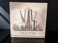 Vintage Stainless Tea Set With Tray Astrid 4 Piece Set IOB