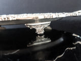 Vintage Silver Plate Oval Serving Tray Old English By Poole