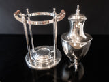 Vintage Silver Plate Samovar Coffee Urn Art Deco Made in Italy
