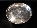 Antique New Willard Hotel Silver Soldered Cake Stand Pedestal Dish Taza Washington DC