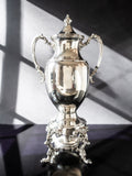 Vintage Silver Plate Coffee Urn Samovar Sheridan Silver Co
