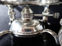 Vintage Silver Plate Samovar Coffee Urn With Burner FB Rogers