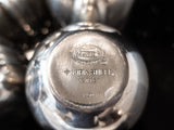 Vintage Pewter Kirk Stieff Thomas Jefferson Monticello Cups Set Of 4
