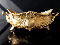 Antique Brass Bronze Jardiniere Art Nouveau Rococo Planter Home Decor