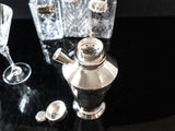 Vintage Silver Plate Cocktail Shaker Art Deco Beverage Dispenser