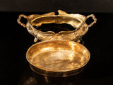 XL Antique Brass Bronze Jardiniere Art Nouveau Planter Centerpiece