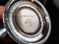 Vintage Silver Soldered Mint Julep Cups 4 Ile De France Ocean Liner