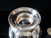 Vintage Silver Plate Punch Bowl Set With 10 Cups And Ladle