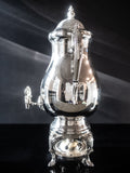 Vintage XL Silver Plate Samovar Coffee Urn With Burner 36 Cup Dispenser