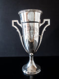 Large Antique Silver Plate Trophy Loving Cup Todd County Fair Late 1800s