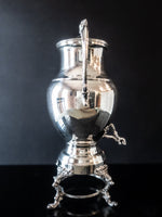 Vintage Silver Plate Electric Coffee Urn Percolator Dispenser